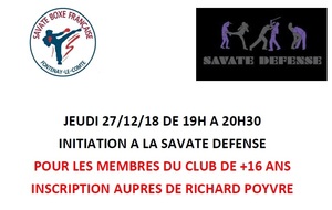 INITIATION A LA SAVATE DEFENSE