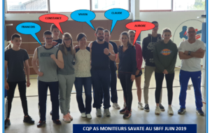NOUVEAUX MONITEURS 2019-2020 AU SBFF