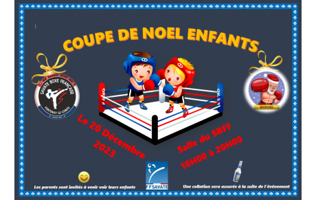 COUPE DE NOEL ENFANT - 12 ans